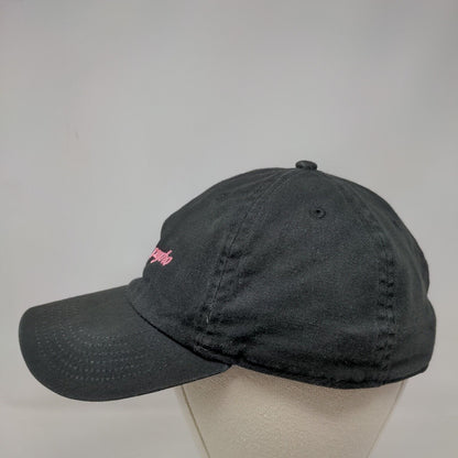 Cute But Psycho Slideback Hat Black OSFA Adjustable Embroidered David and Young