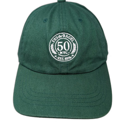 Yupoong Green One Size Baseball Cap NYC Ess-A-Bagel 50th Anniversary Cotton Hat