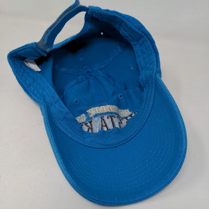 Unbranded Men's Strapback Hat Blue Adjustable Embroidered Siesta Key Logo