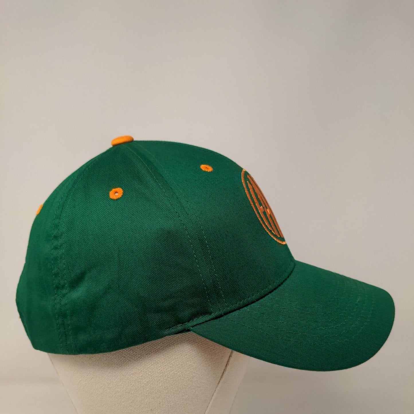 Captivating Headgear Men's Strapback Hat Green OSFA Embroidered FAMU Rattlers