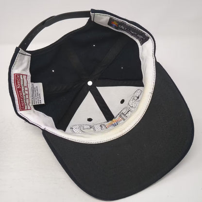 Salt Lake 2002 Olympics American Needle Snapback Hat Blue Orange Adjustable OSFM