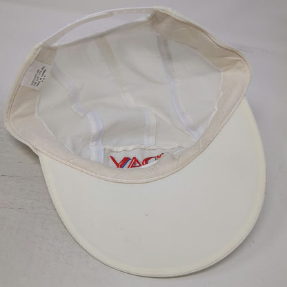 White Snapback Hat Vintage Doritos D-Day May 2 1992 Nylon 5 Panel Flat Brim