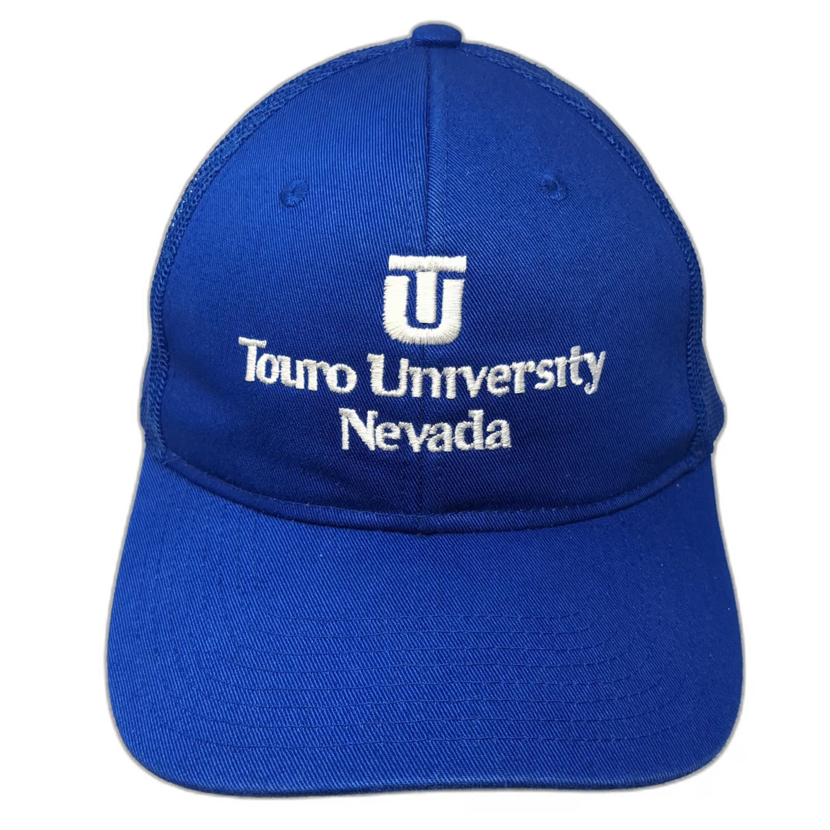 Port Authority Trucker Hat Blue One Size Touro University Nevada Mesh Snapback
