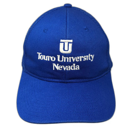 Port Authority Trucker Hat Blue One Size Touro University Nevada Mesh Snapback