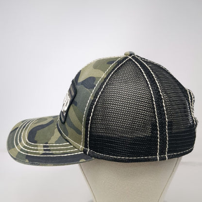 Jedco Jeep Trucker Hat Green Camo American Flag Patch One Size Mesh Snapback