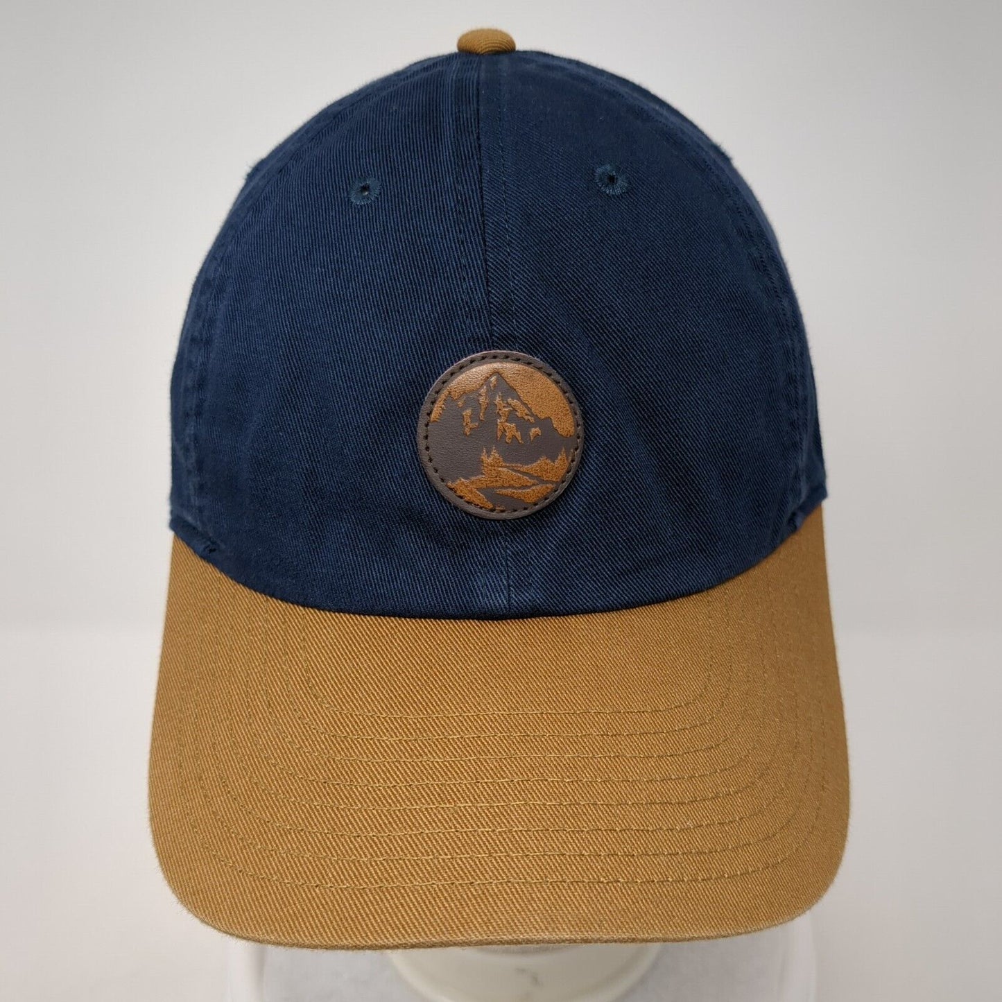 Mountain Leather Patch Strapback Hat Multi One Size Columbia 6 Panel