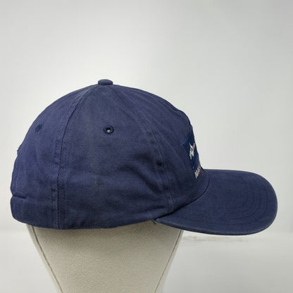 Mall of America Baseball Cap Blue One Size Strapback Minnesota USA Flag Hat