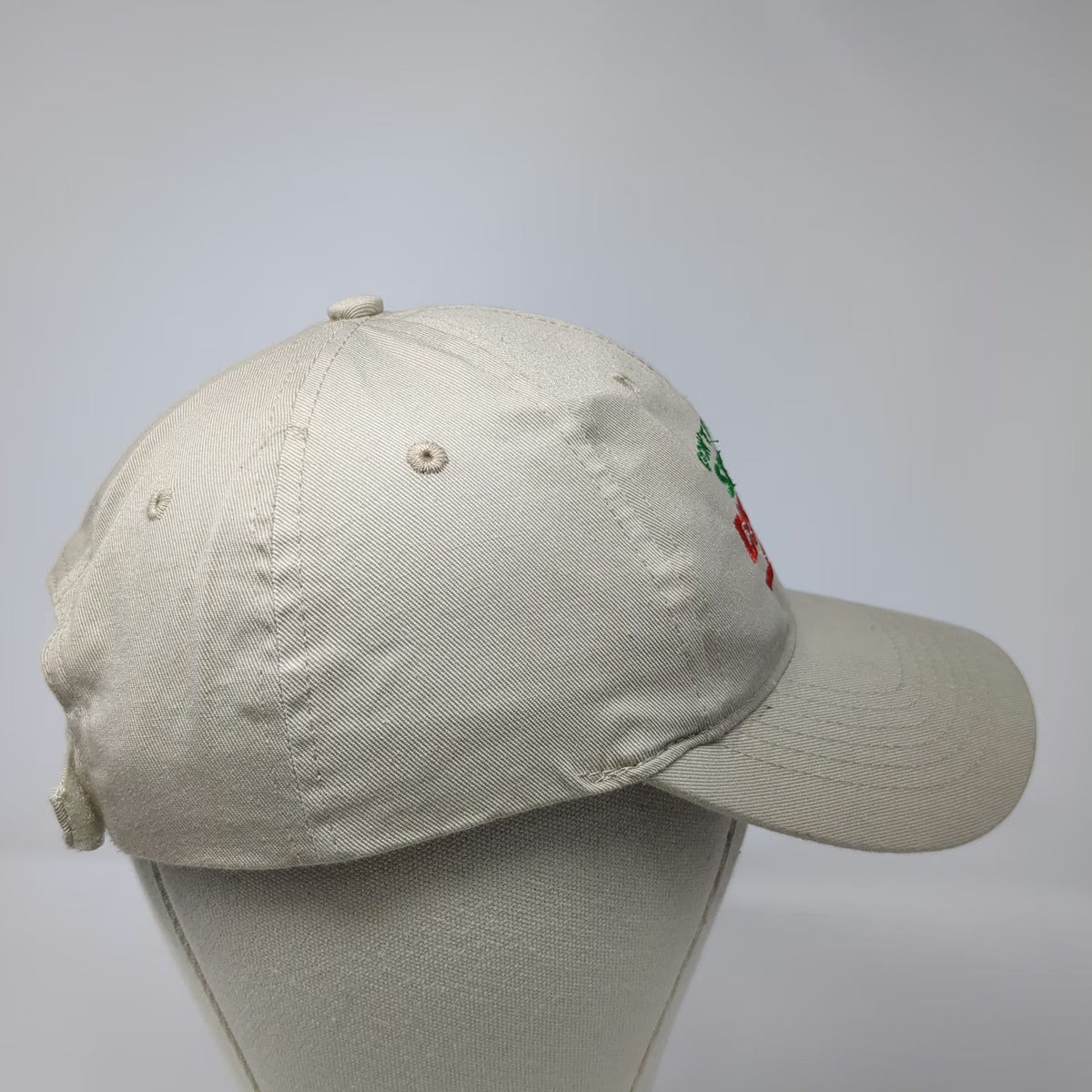 Baseball Cap Beige One Size Senior Discount Funny Slogan Humor Curved Brim Hat