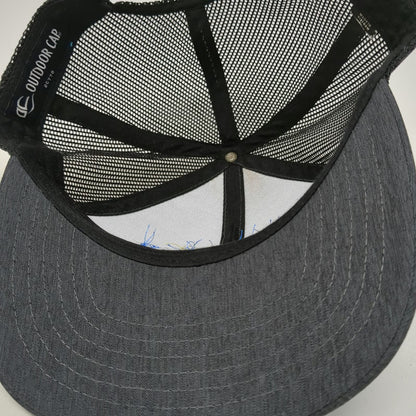 Outdoor Cap Trucker Hat Gray One Size Creation Technologies Mesh Back Snapback