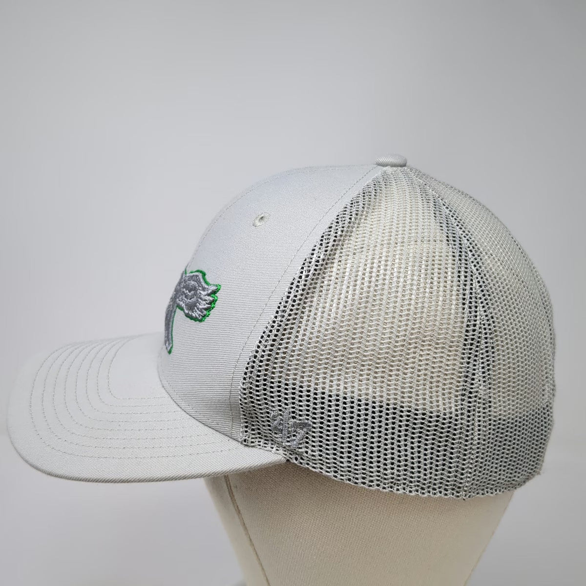 Philadelphia Eagles NFL 47 Gray One Size Cap Mesh Back Curved Brim Football Hat
