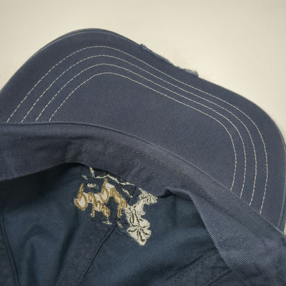 Old Navy Baseball Cap Blue OSFM Pahoa Peak Embroidered Contrast Stitching Hat