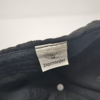 Jagermeister Slideback Baseball Cap Black OS Adjustable Embroidered 6 Panel