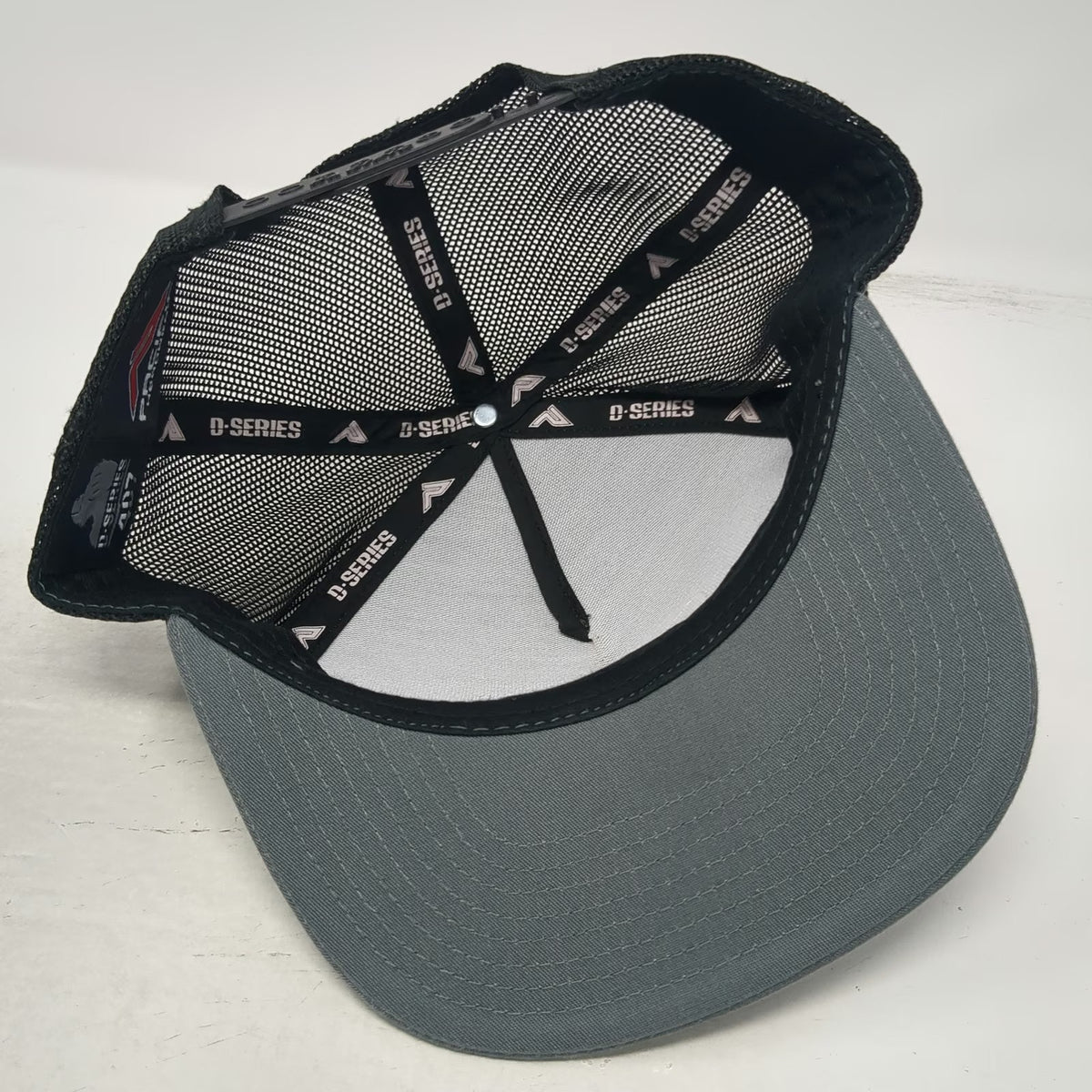 Pacific Headwear Trucker Hat Gray One Size Mesh Snapback Car Wash Logo Flat Bill