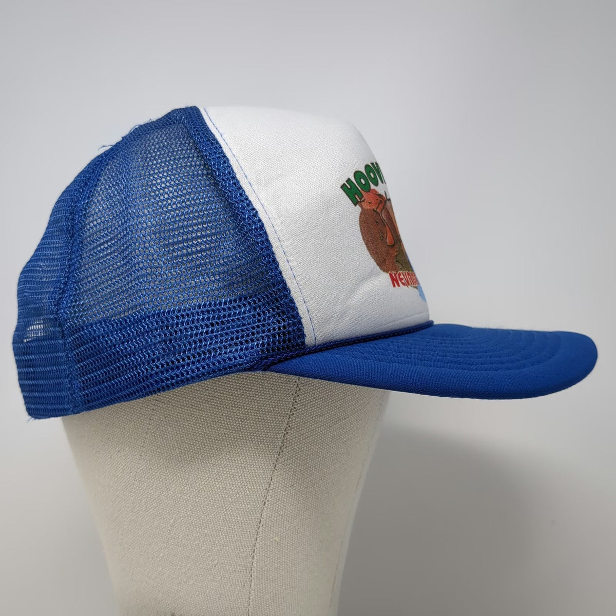 Blue White Hoover Dam Trucker Hat One Size Mesh Snapback Souvenir Arizona Nevada