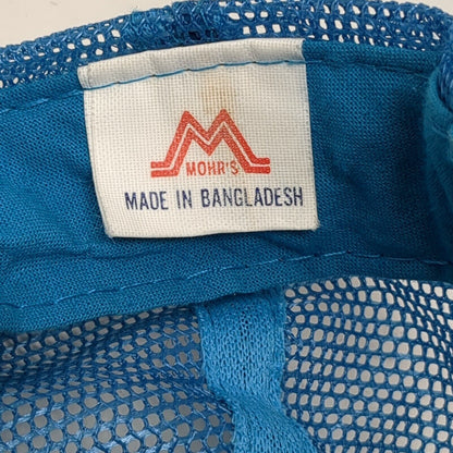 Mohr's Snapback Mesh Back Rope Trucker Hat Blue One Size Adjustable