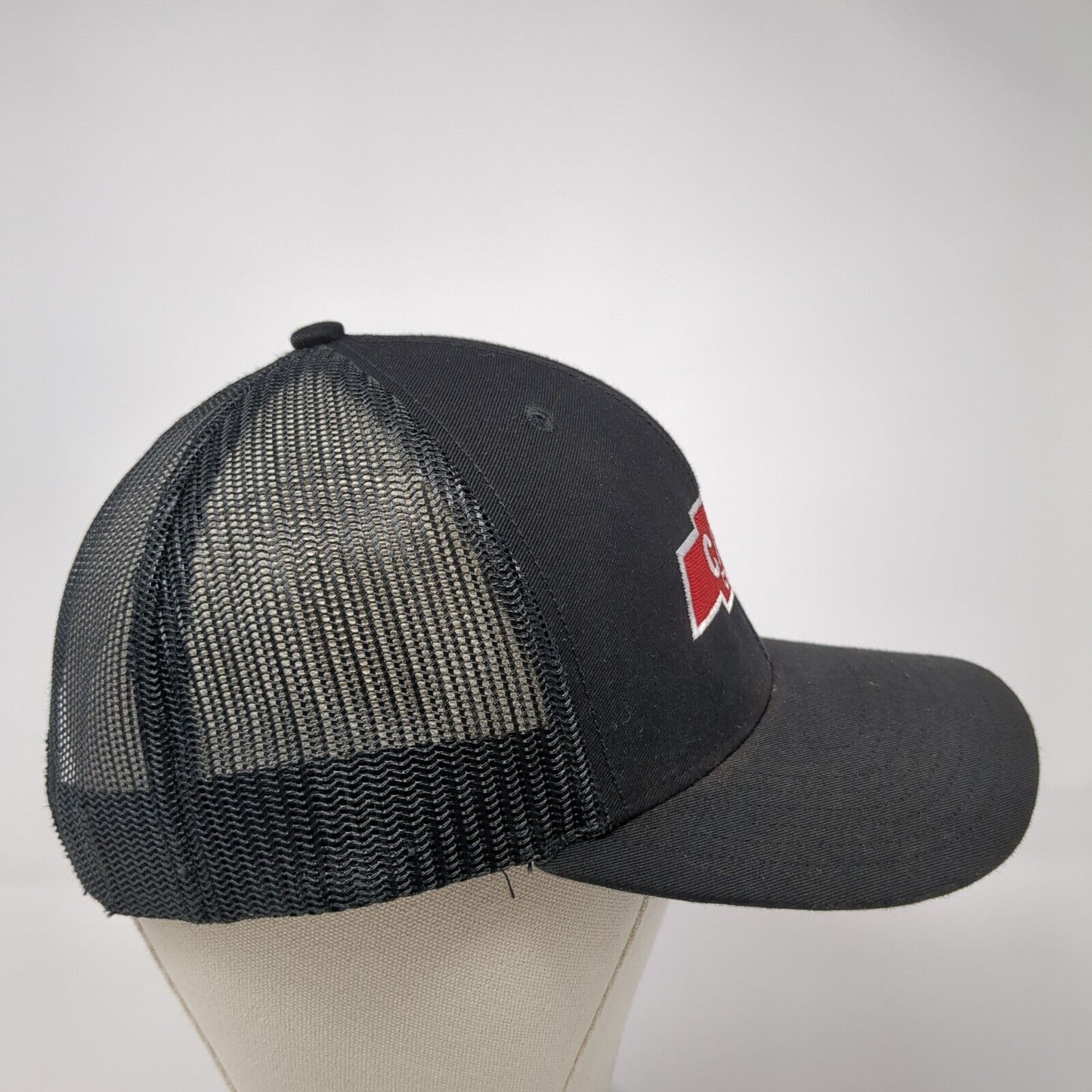 C/10 Club Snapback Mesh Back Trucker Hat Black One Size Richardson