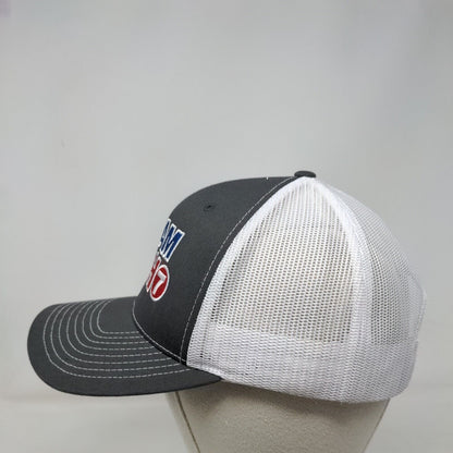 Team Idaho Snapback Mesh Back Trucker Hat Gray One Size Richardson