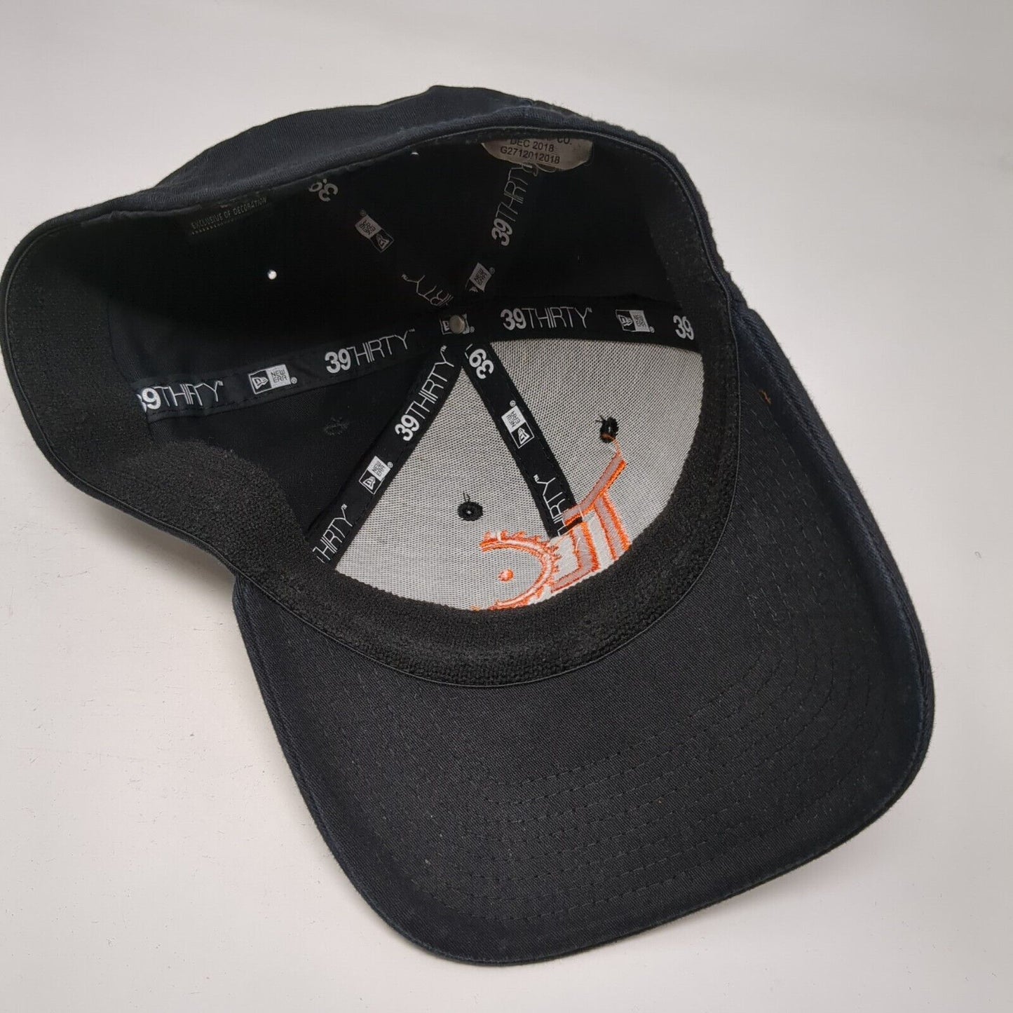 TLC Rentals Fitted Hat Black Medium-Large Embroidered New Era 39Thirty
