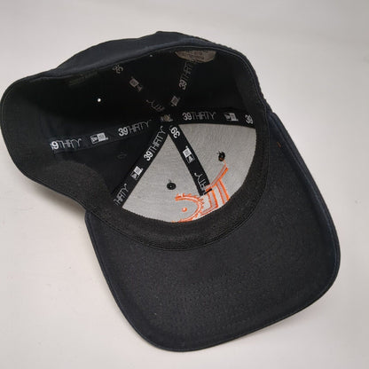TLC Rentals Fitted Hat Black Medium-Large Embroidered New Era 39Thirty