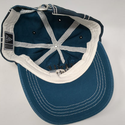Seattle Washington Slideback Hat Blue One Size Adjustable Embroidered ACE USA