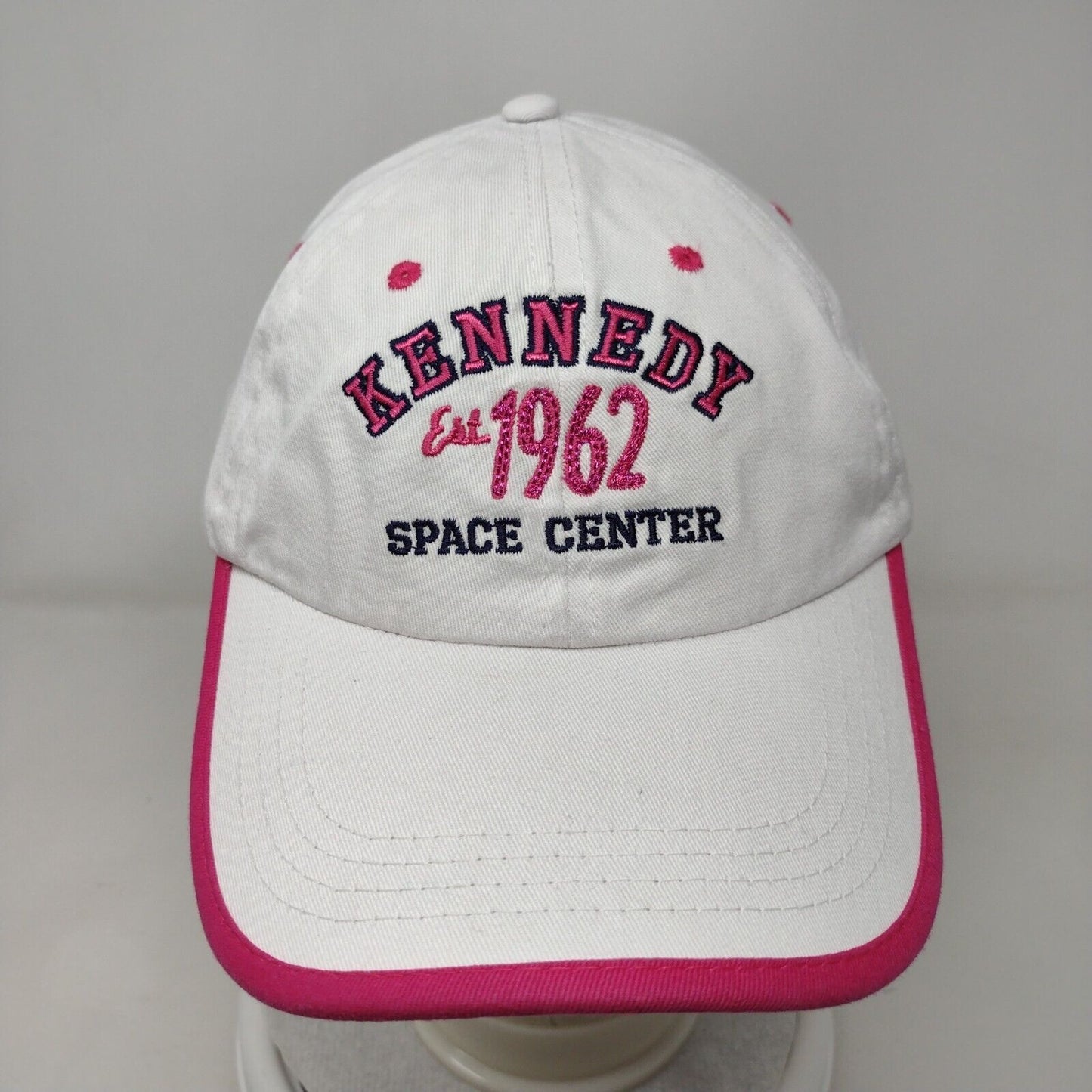 Kennedy Est. 1962 Space Center Slideback Hat White One Size Prairie Mountain