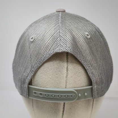 Decky Trucker Hat Gray One Size Snapback Mesh Big Black Hawk Aviation Helicopter