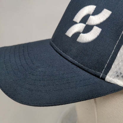 Ferguson Facilities Supply Strapback Trucker Hat Blue OS Adjustable Mesh Back