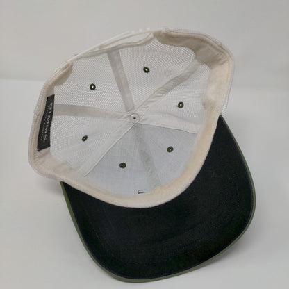 Simms Fishing Products Bozeman Montana Snapback Trucker Hat Green OSFA Mesh Back