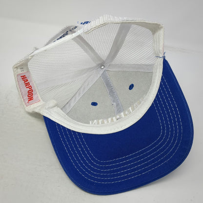 Harpoon Trucker Hat Blue White One Size Mesh Snapback Love Beer Love Life