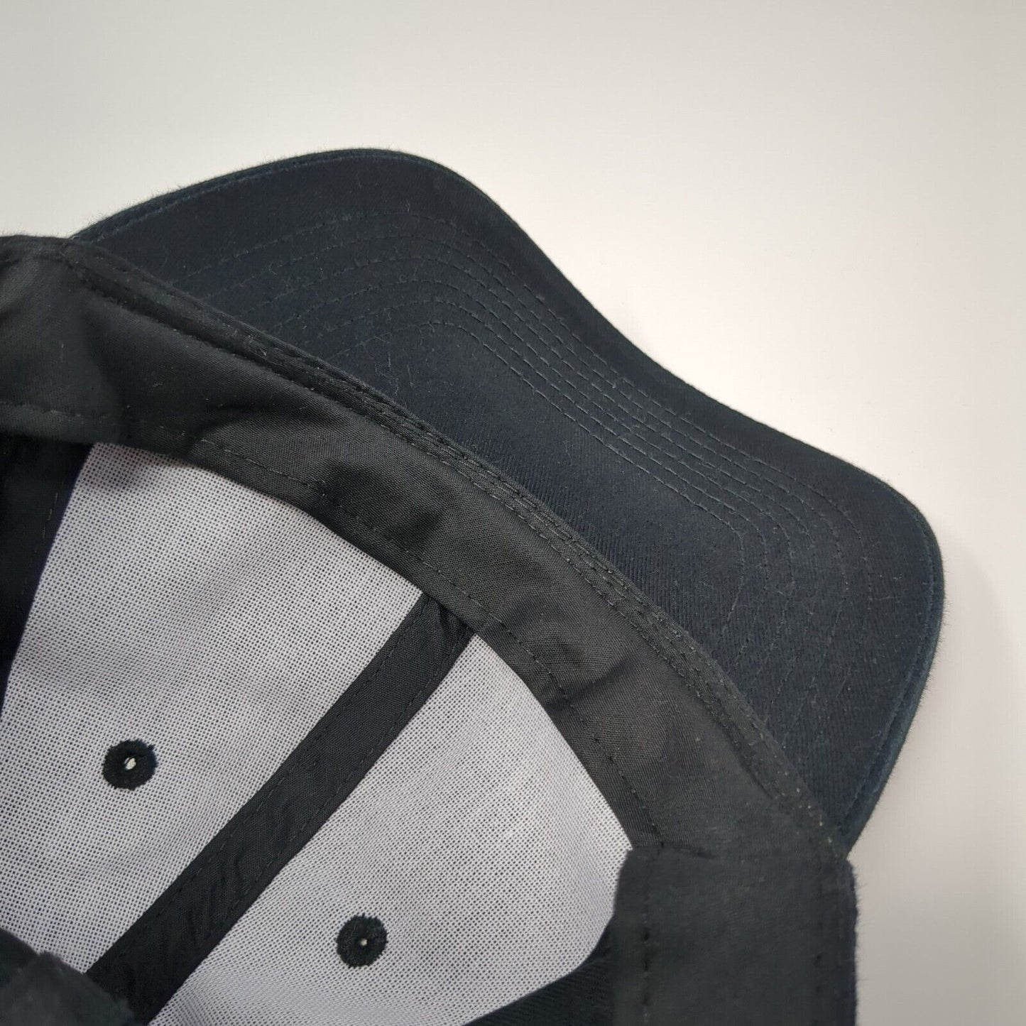 PCRD Strapback Hat Black Youth One Size Adjustable Port & Company