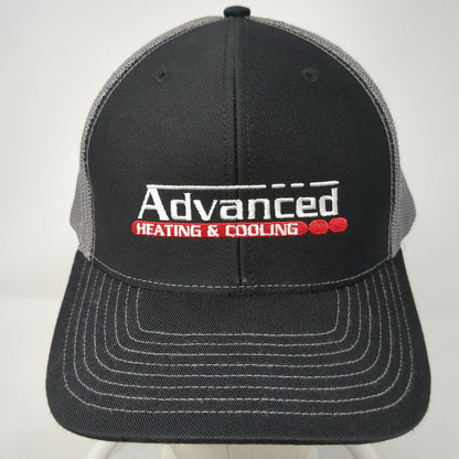 Richardson Trucker Hat Black One Size Advanced Heating Cooling Mesh Snapback