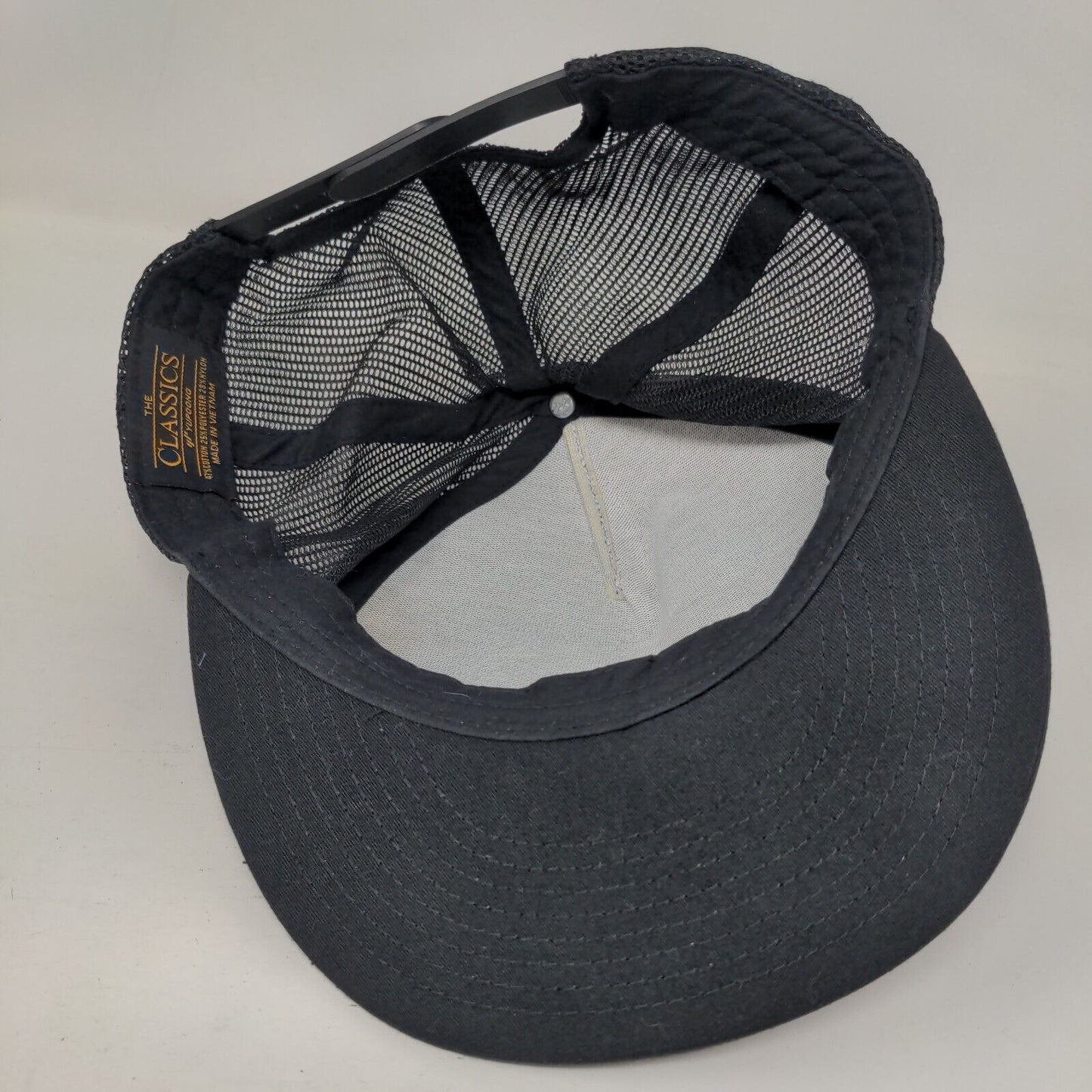 A1A Burrito Works Taco Shop Snapback Trucker Hat Black One Size Mesh Back