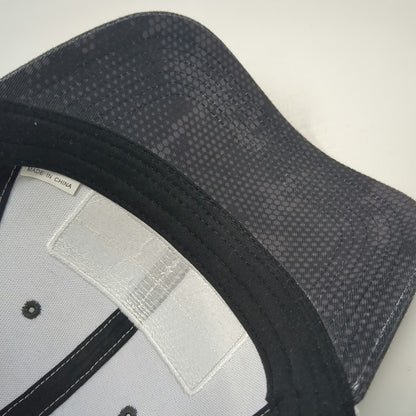 Cap America Hebron Brick Company Trucker Hat Gray One Size Mesh Snapback Camo