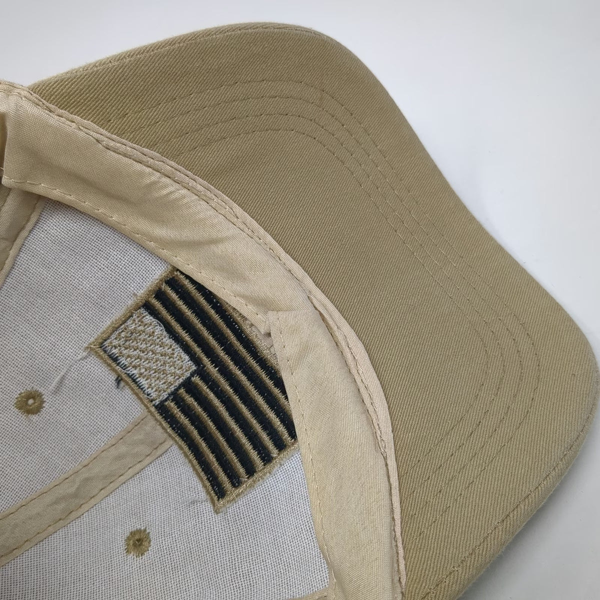 Voodoo Tactical Baseball Cap Beige One Size American Flag Skull Tactical Hat