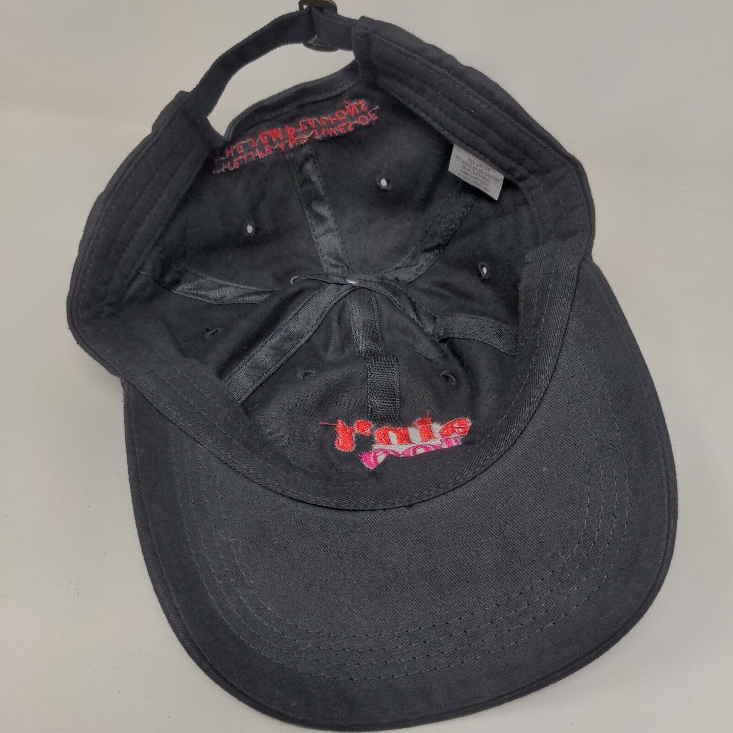 Ain't Too Proud Slideback Hat Black One Size Adjustable Embroidered