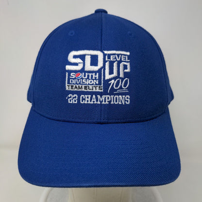 Sport-Tek Men's Snapback Hat Blue OSFA South Division Pepsi Team Elite 2022 Logo