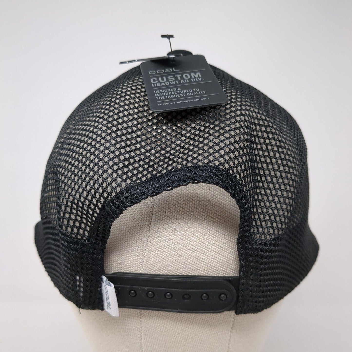 Grumpy's Ketchum Idaho Est. 1978 Trucker Hat Multi OS Seamless Mesh W/Tags Coal