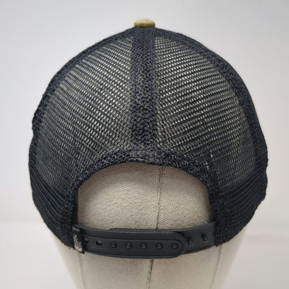 The North Face Trucker Hat Green One Size Mesh Snapback Alpine Equipment Patch