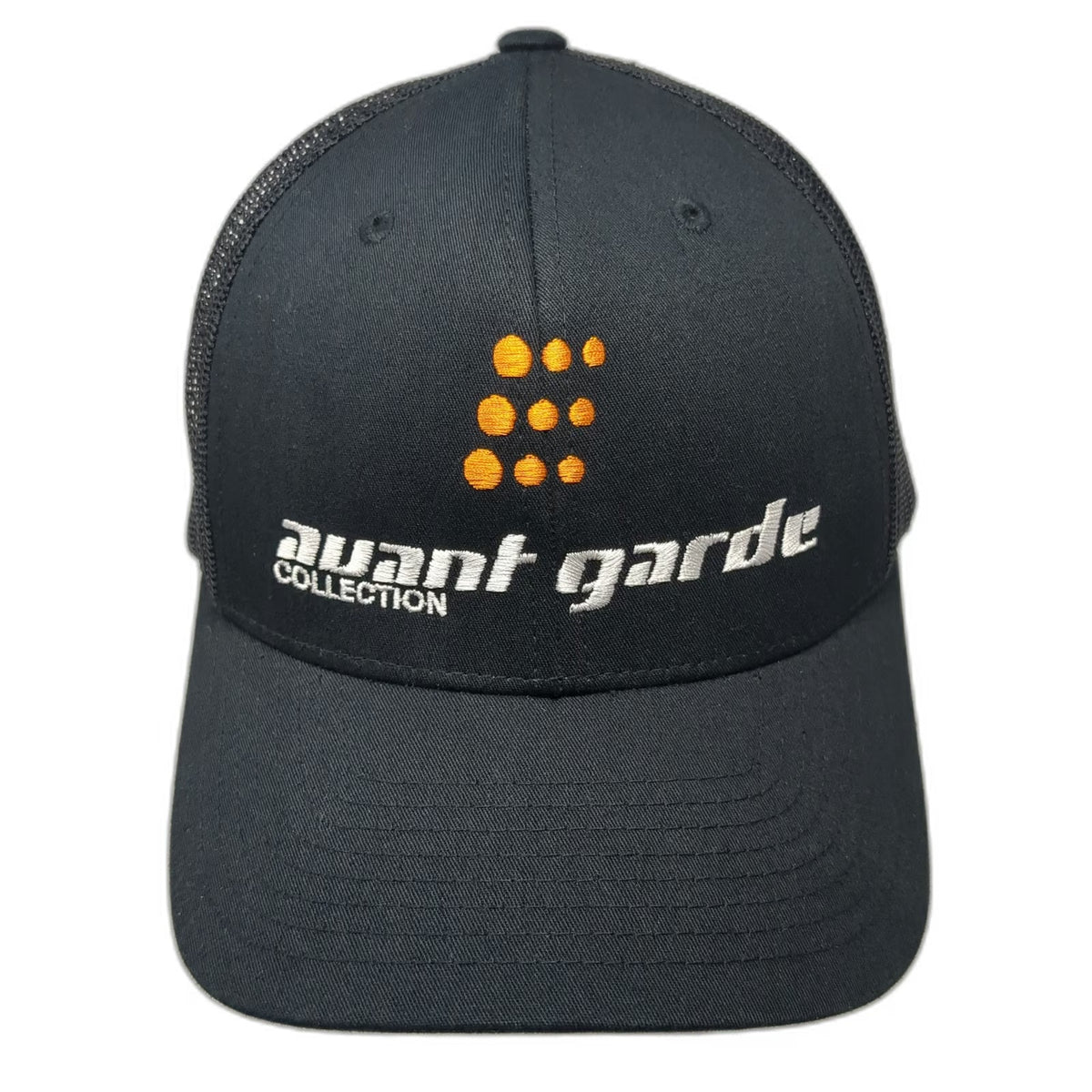 Yupoong Trucker Hat Black One Size Avant Garde Collection Mesh Snapback Cap