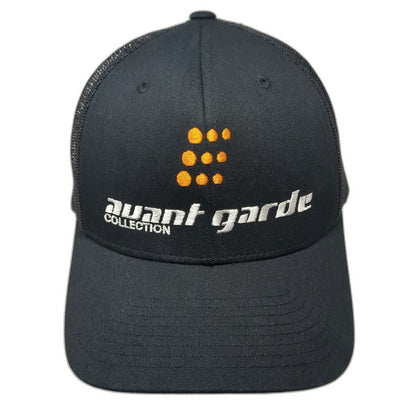 Yupoong Trucker Hat Black One Size Avant Garde Collection Mesh Snapback Cap