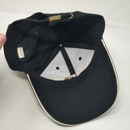 Baseball Cap Black One Size PartyPoker Embroidered Gaming Poker Room Hat Graphic