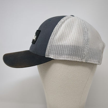 Cabela's Trucker Hat Blue Gray One Size Snapback Mesh World's Foremost Outfitter