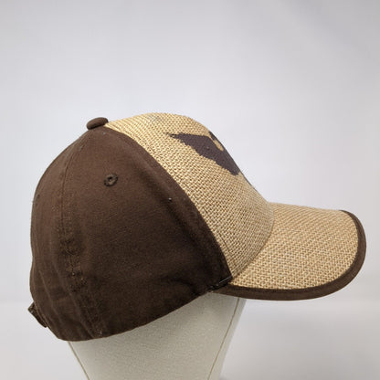 Eagle Strapback Hat Brown One Size Adjustable Colorblock Pugs Outdoor