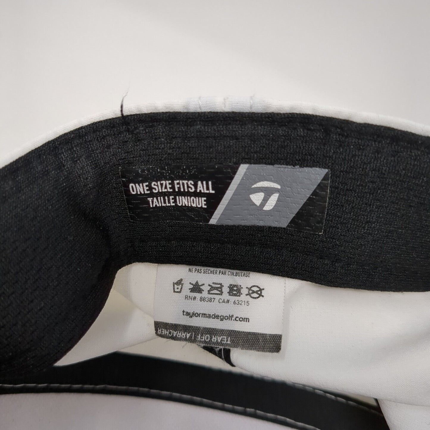 TaylorMade Strapback Hat Multi One Size Embroidered Colorblock 6 Panel
