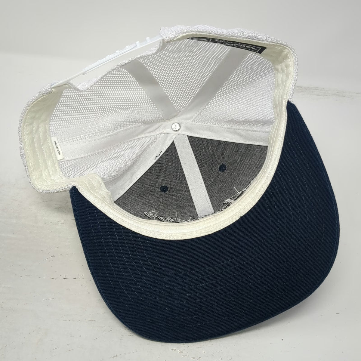 Richardson Trucker Hat Blue White One Size Advantage Archery Logo Mesh Snapback