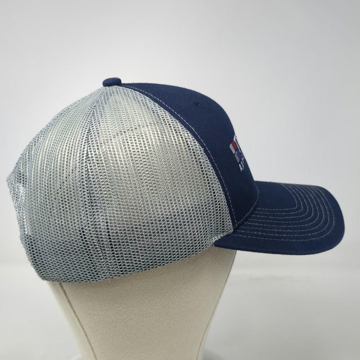 Outdoor Cap Trucker Hat Blue One Size Snapback Mesh Top Line Appliance Center
