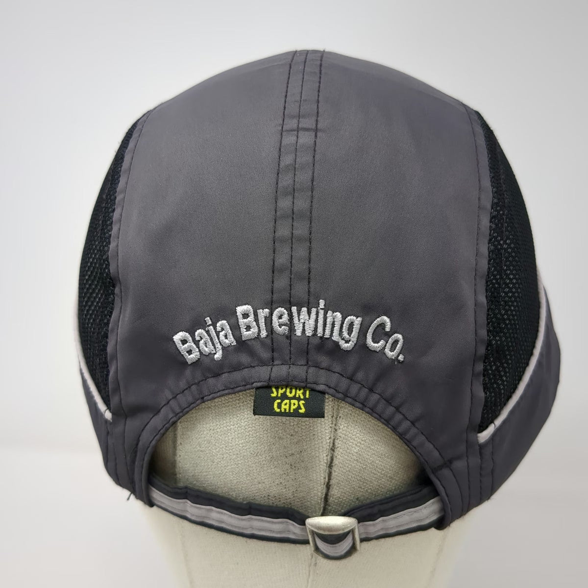 Sport Caps Baseball Cap Gray Black One Size Baja Brewing Co Donkey Mesh Hat