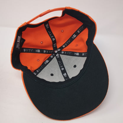 KTM Snapback Hat Orange One Size Adjustable Colorblock New Era 6 Panel
