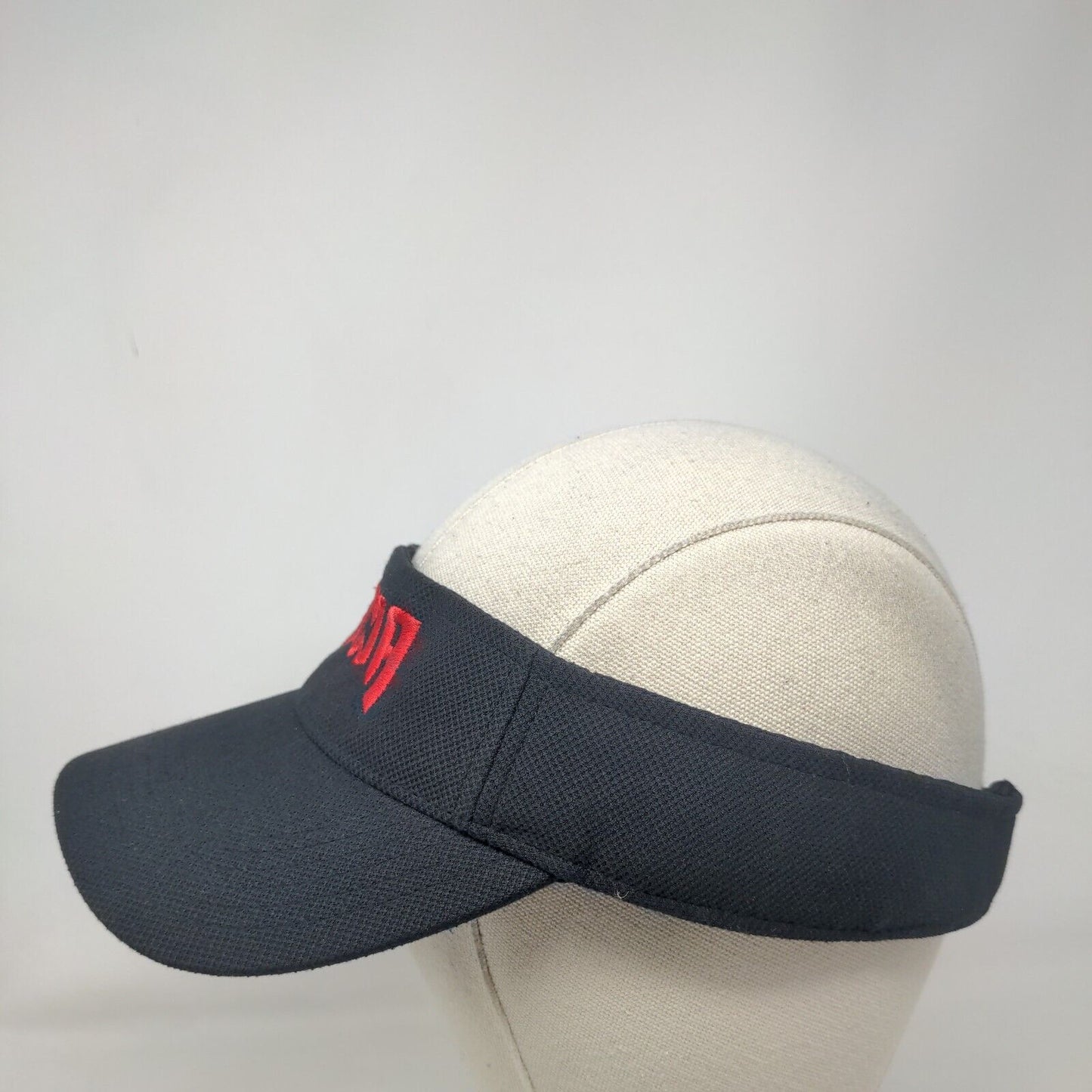 SWA Strapback Hat Black One Size Adjustable Embroidered Sport-Tek