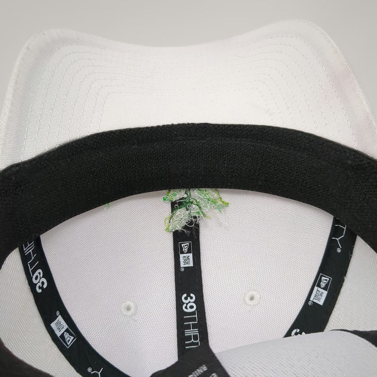 New Era Baseball Cap White L Bayer Mindful Matters Mesh Stretch Fit 39THIRTY Hat